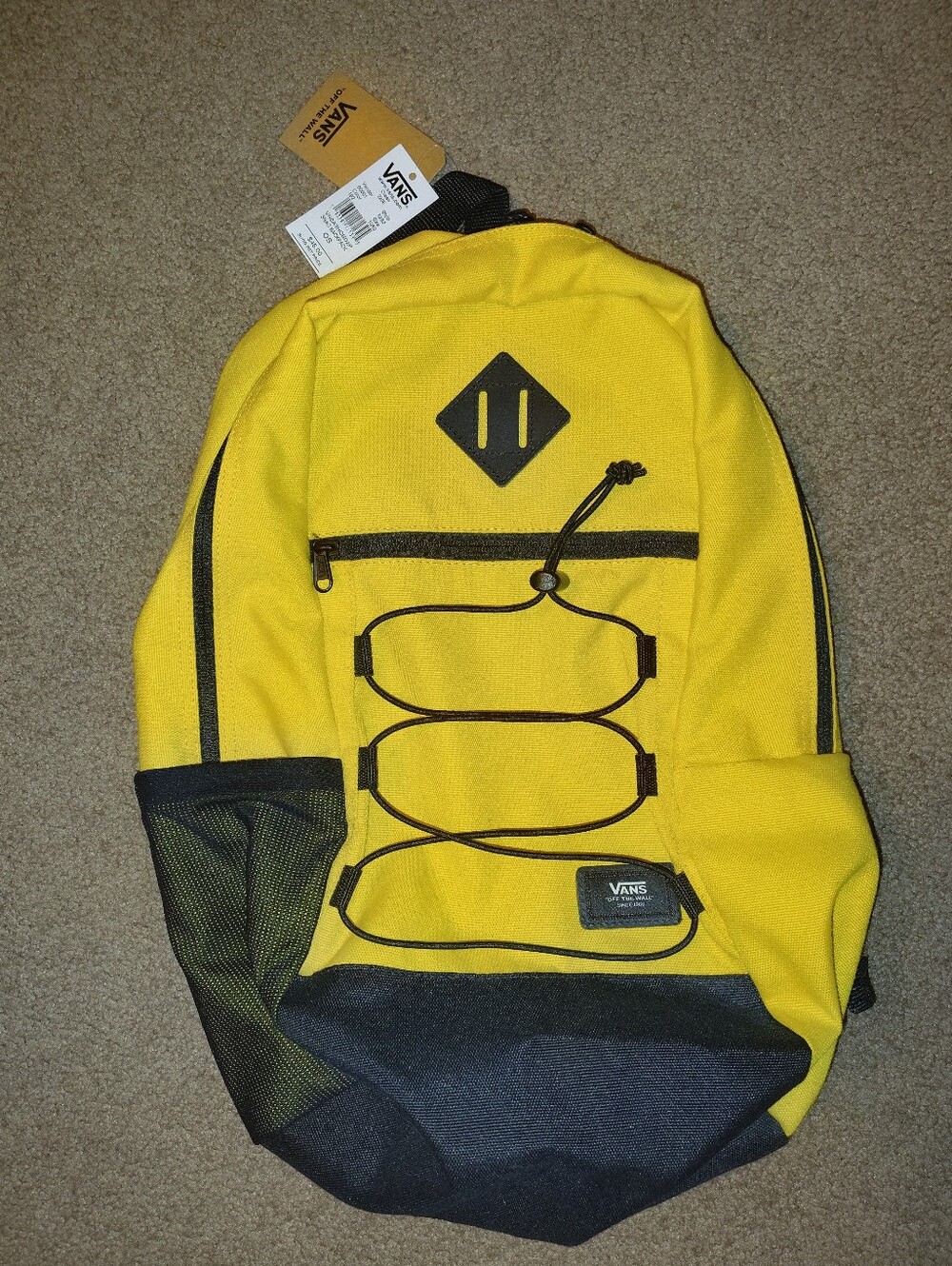 Vans Snag Backpack – Yellow & Black (New w/ Tags)